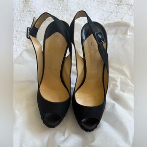 Christian Louboutin Black Elegant Heels